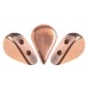Les perles par Puca® Amos beads Full capri gold 00030/27100